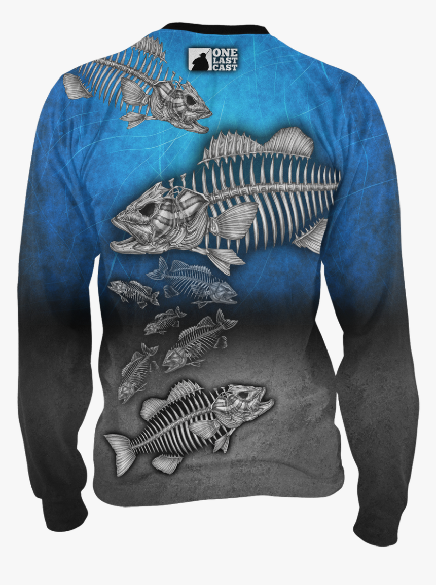 Insidious Bass Men S Fishing Jersey Long Sleeve Smallmouth - Long-sleeved T-shirt, HD Png Download