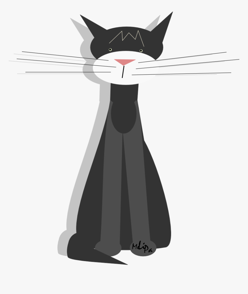 Domestic Short-haired Cat, HD Png Download