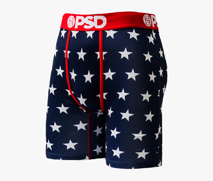 Psd Underwear Jimmy Butler Star Spangle American Flag - Board Short, HD Png Download