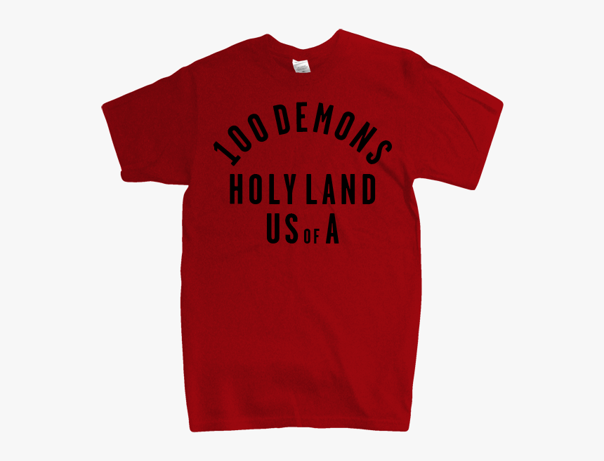 100 Demons Holyland - King Crimson Red T Shirt, HD Png Download