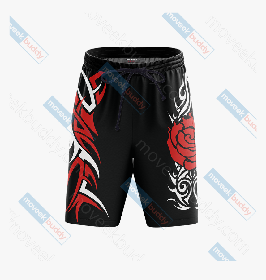 Rwby Ruby Rose Symbol Beach Short - Ruby Rose, HD Png Download