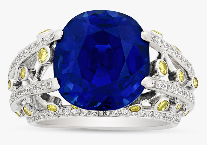 Untreated Madagascar Sapphire Ring By Fred, - Diamond, HD Png Download