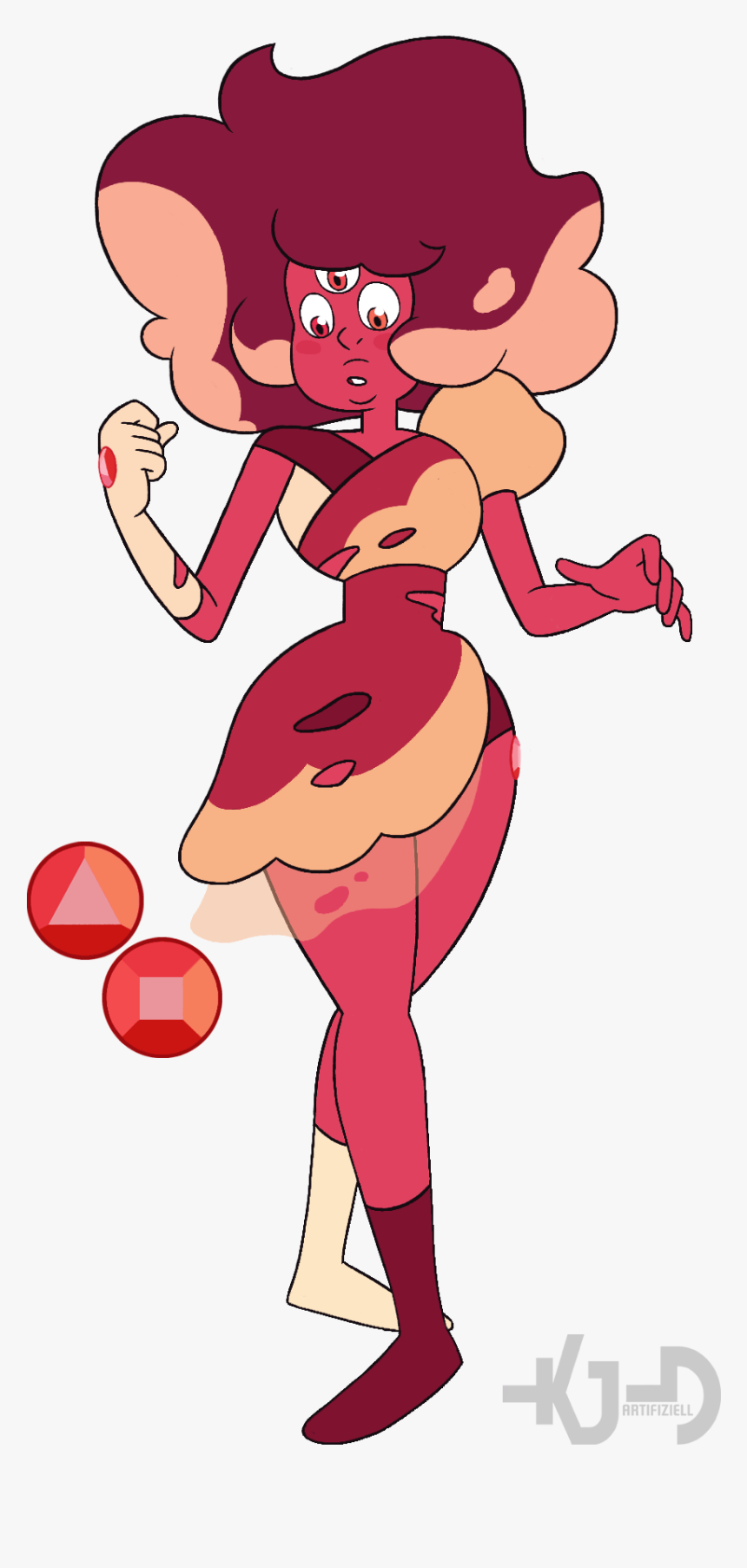 Steven Universe Padparadscha Garnet , Png Download - Steven Universe Padparadscha And Leggy, Transparent Png