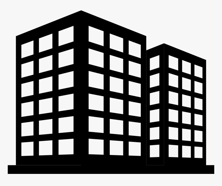 Multi-storied Building - Commercial Building Icon Png, Transparent Png