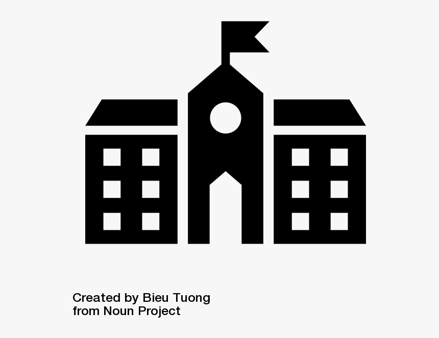 School Icon From The Noun Project - Hall Of Justice Icon, HD Png Download