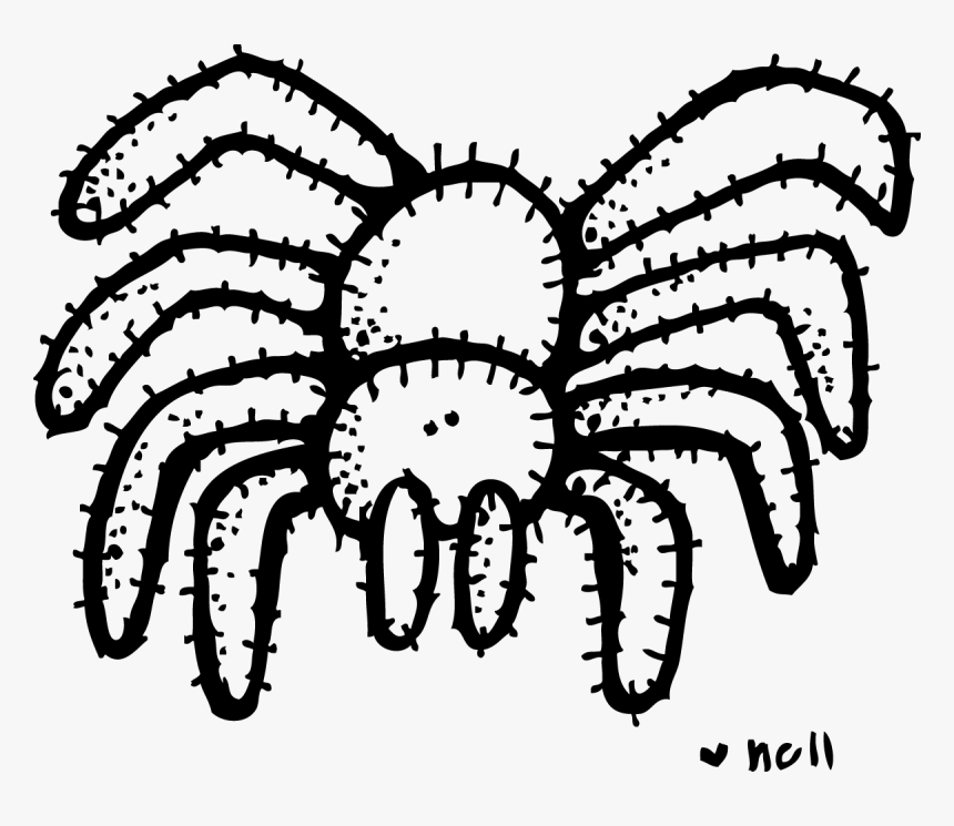 Tarantula Clipart - Melonheadz Spider Clipart, HD Png Download