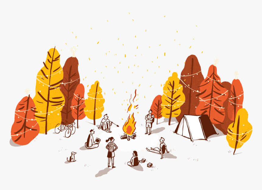 An Illustration Of A Diverse Team Gathered Around A, HD Png Download