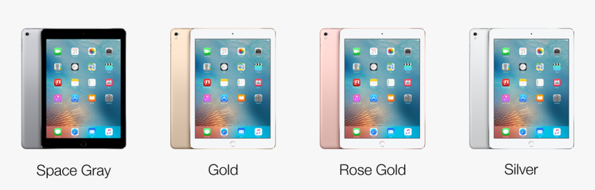 Ipad Pro Available In Space Gray, Gold, Rose Gold - Tablet Computer, HD Png Download