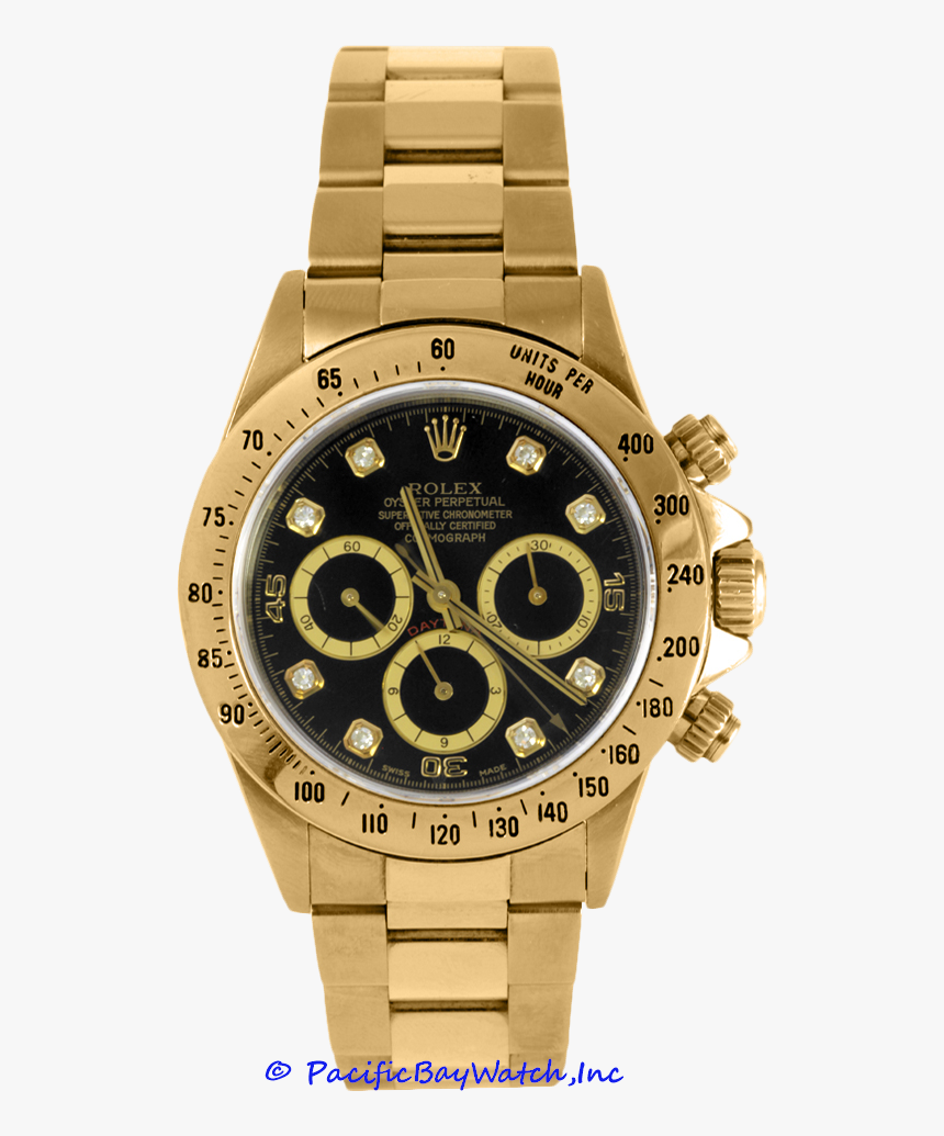 Rolex Daytona Gold With Diamonds, HD Png Download
