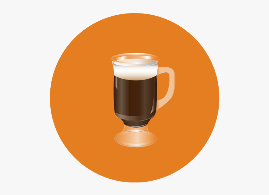 Irish Coffee Icon First Shot Coffee Lovers Graphic - Irish Coffee, HD Png Download