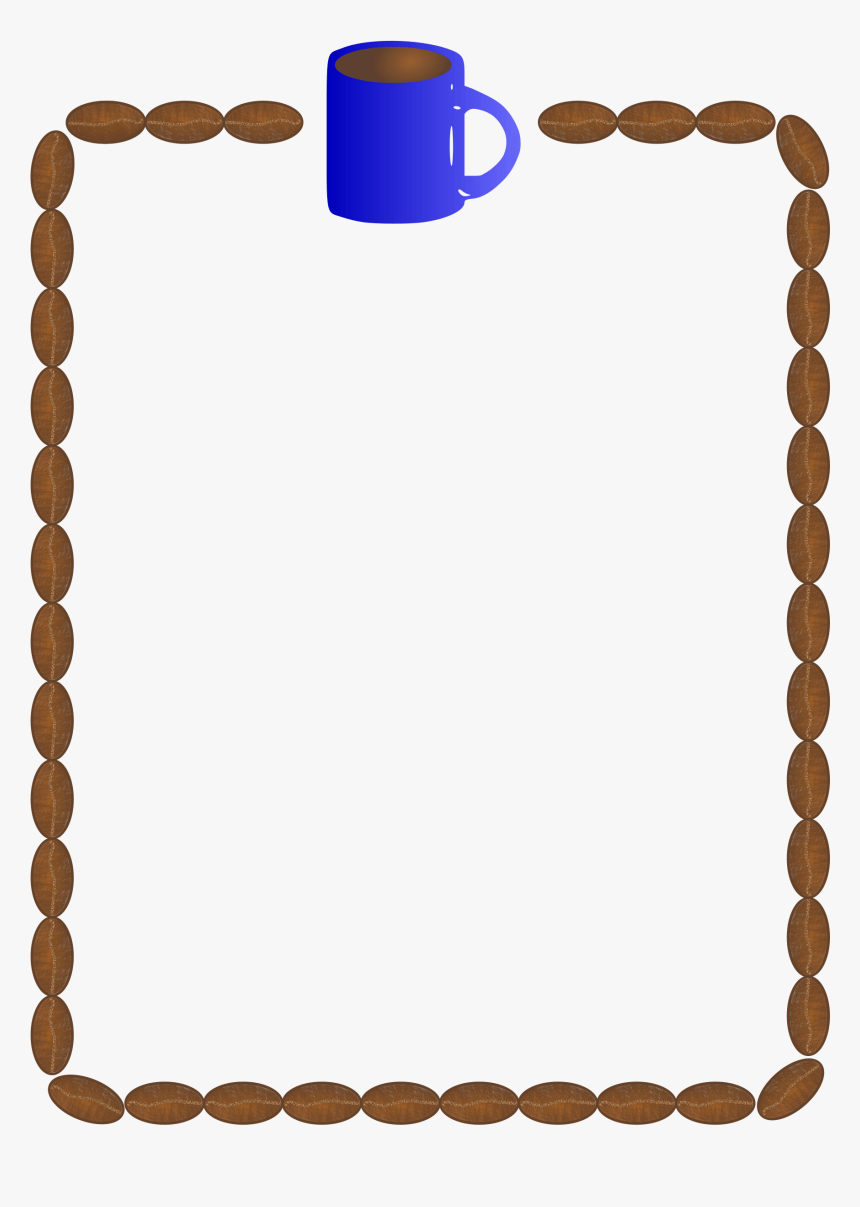 Coffee Bean Free Vector Graphic Bean Clipart Issue - Coffee Bean Border Clipart, HD Png Download