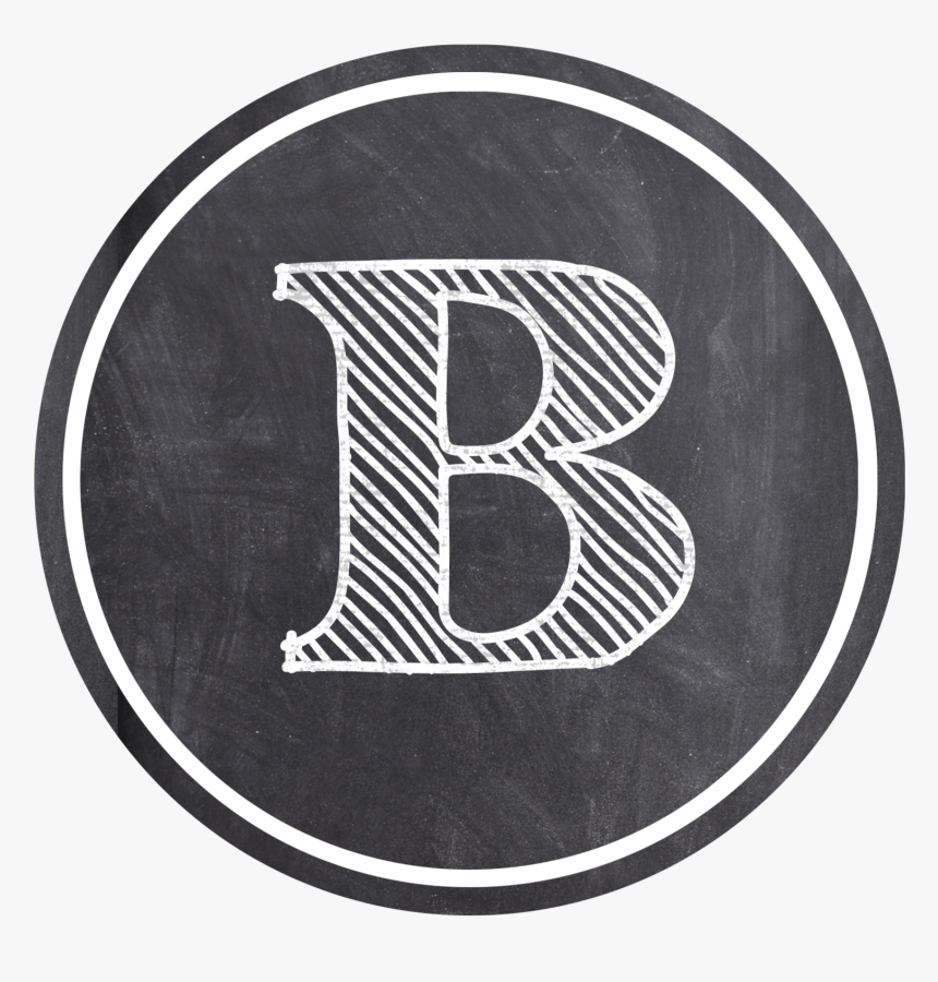 Chalkboard Banner Letters, HD Png Download