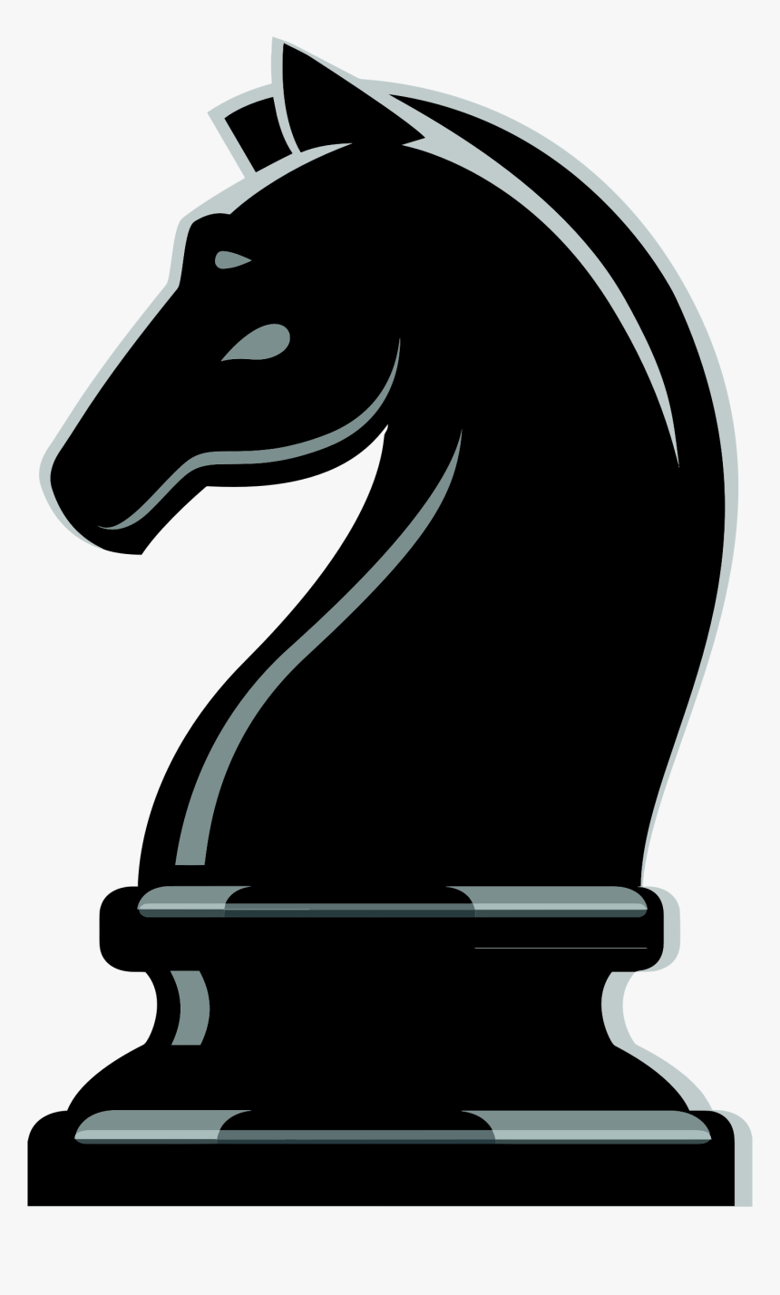 Knight Clipart Horse Silhouette Png - Knight Chess Pieces Clipart, Transparent Png