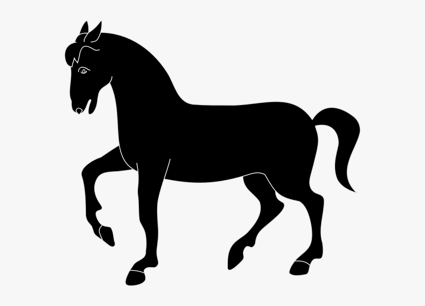 Simple Horse Silhouette - Uruguay Coat Of Arms, HD Png Download