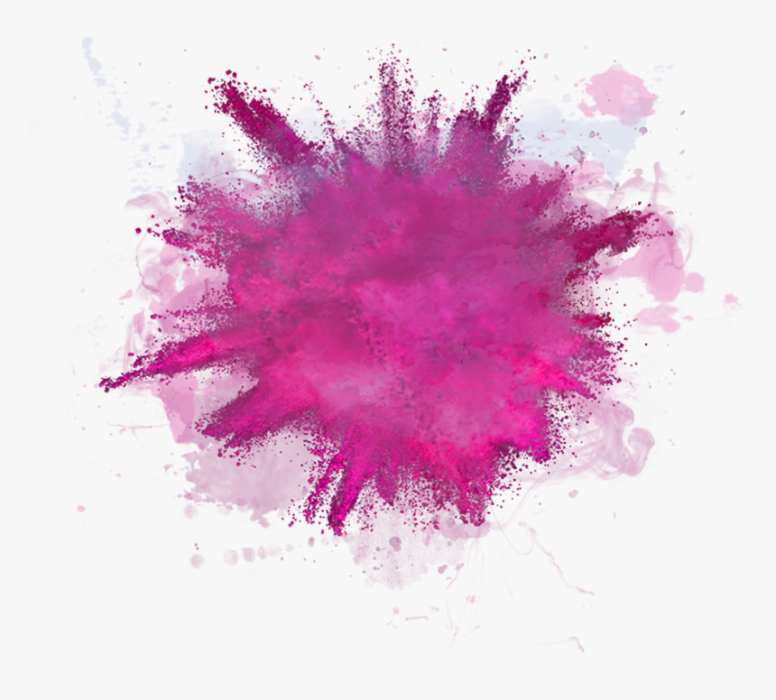 Stickers Colorexplosion Pink Colorsplash Rosado Sticker - Transparent Color Burst Png, Png Download