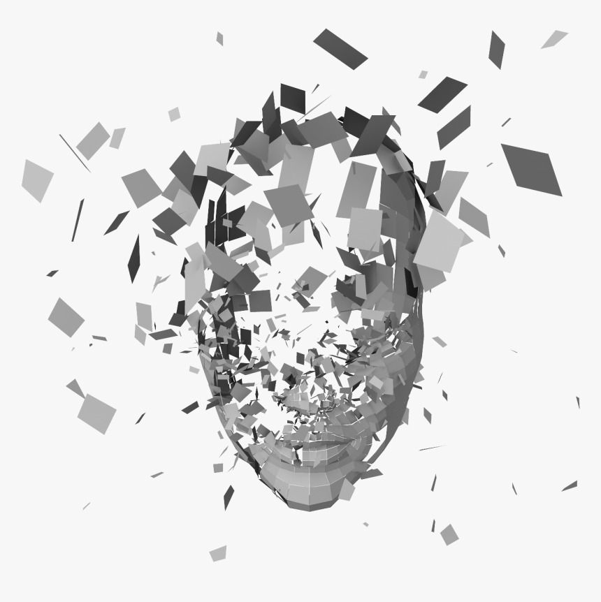 Explosion - Monochrome, HD Png Download