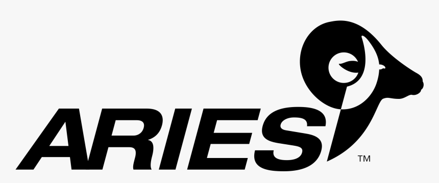 Aries Logo Black And White - Graphic Design, HD Png Download