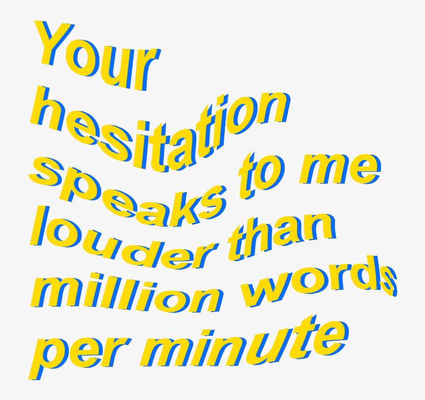 Transparent Text “the Weeknd / Odd Look ” - Yellow Aesthetic Words Png, Png Download