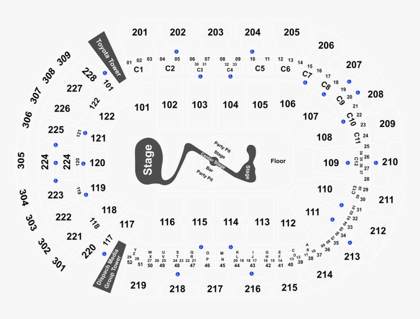 Uic Pavillion Seating Chart, HD Png Download