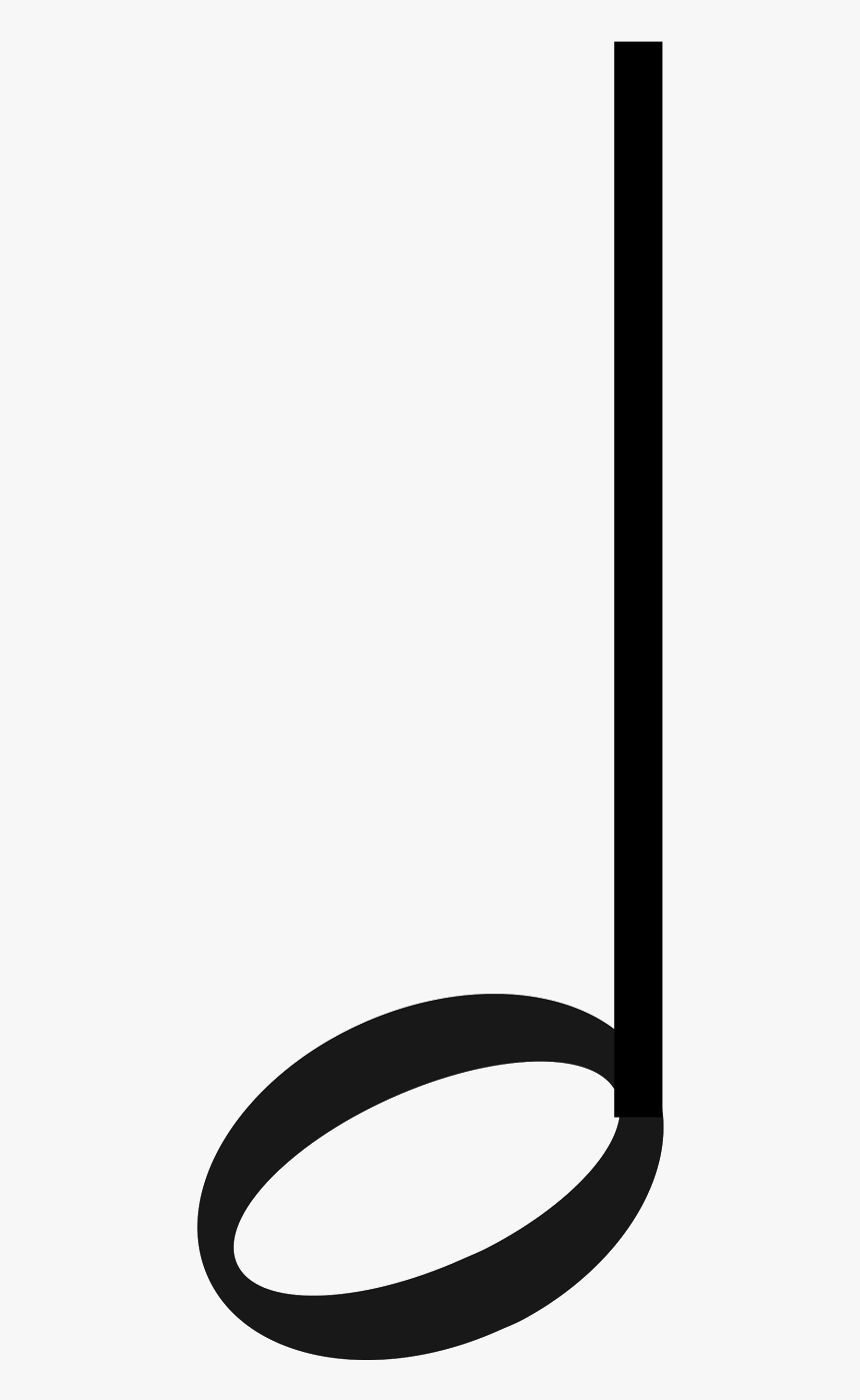 Half Note Clip Art, HD Png Download , Transparent Png Image PNGitem