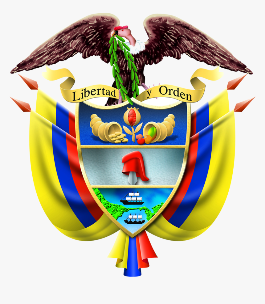 Escudo De Colombia Png, Transparent Png