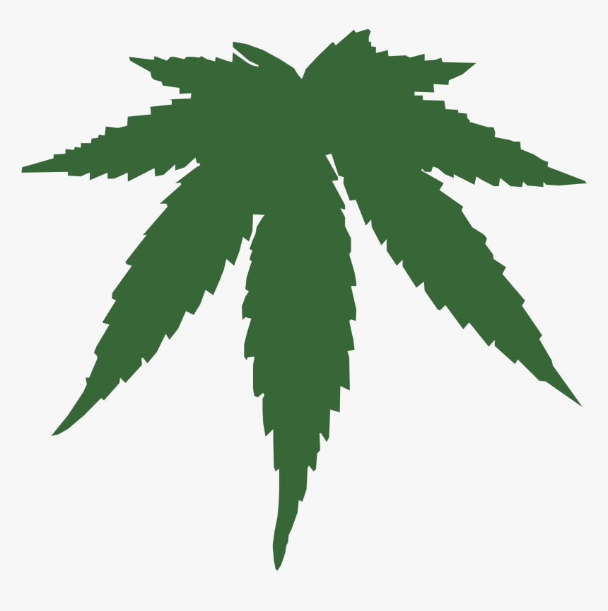 Weed Blunt Clipart Transparent - Cannabis Leaf Clip Art, HD Png Download