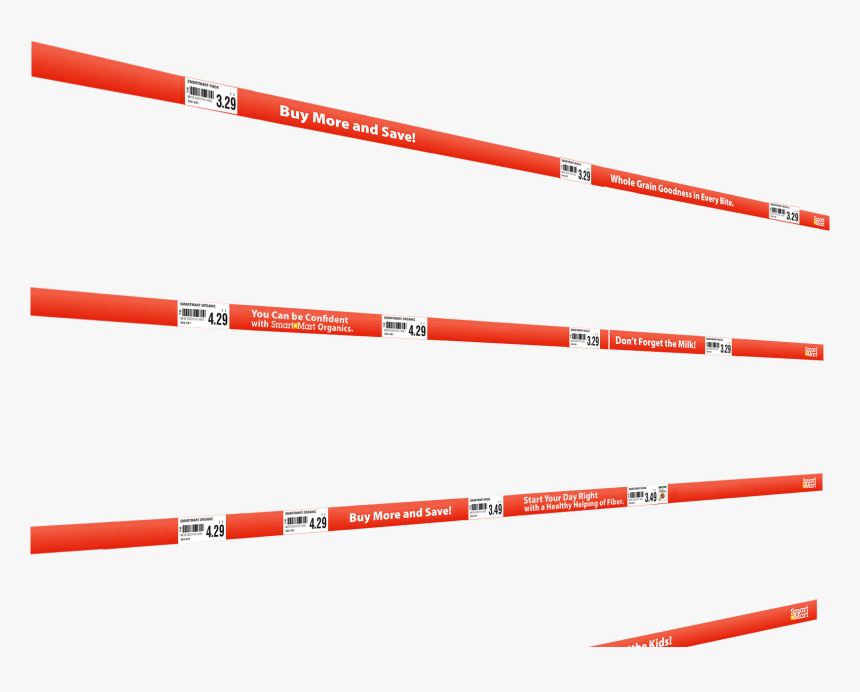 Retail Store Sale Shelf Strip, HD Png Download