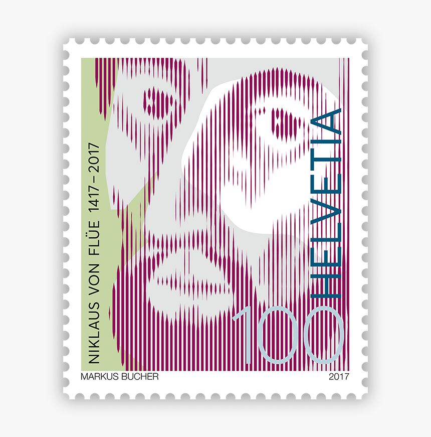 A Swiss Who Left His Stamp - Swiss Postal Stamp 2017, HD Png Download
