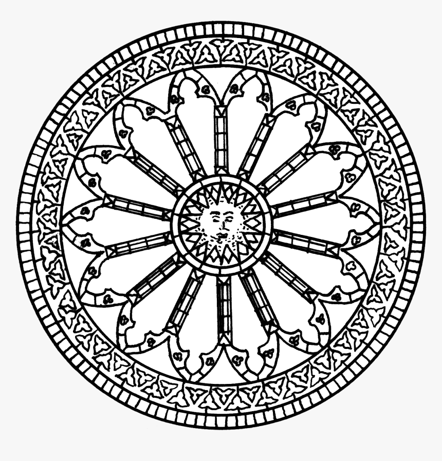 Rose Window - Round Table Ladies Circle, HD Png Download