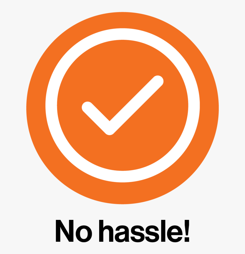 No Hassle Icon - Circle, HD Png Download