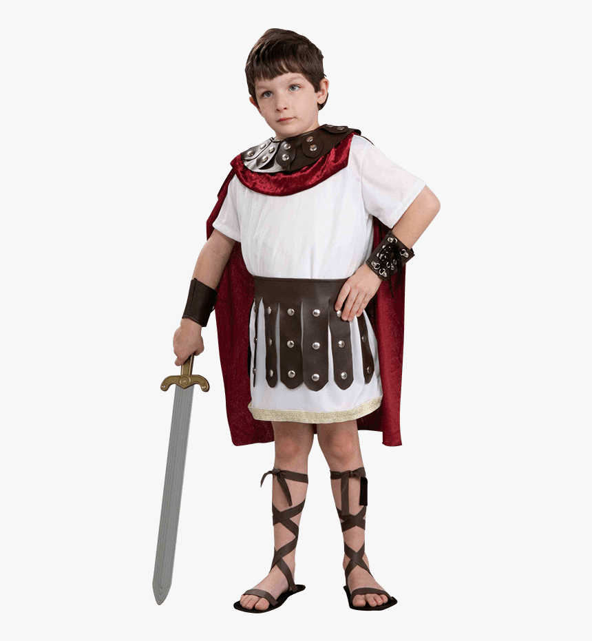 Boys Gladiator Costume - Kids Roman Gladiator Costume, HD Png Download