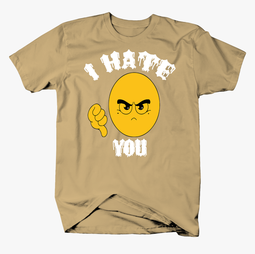 I Hate You Funny Emoji T Shirt - T-shirt, HD Png Download