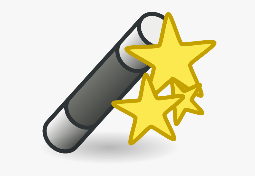 Wand With Stars Svg Clip Arts - Wand Clip Art, HD Png Download