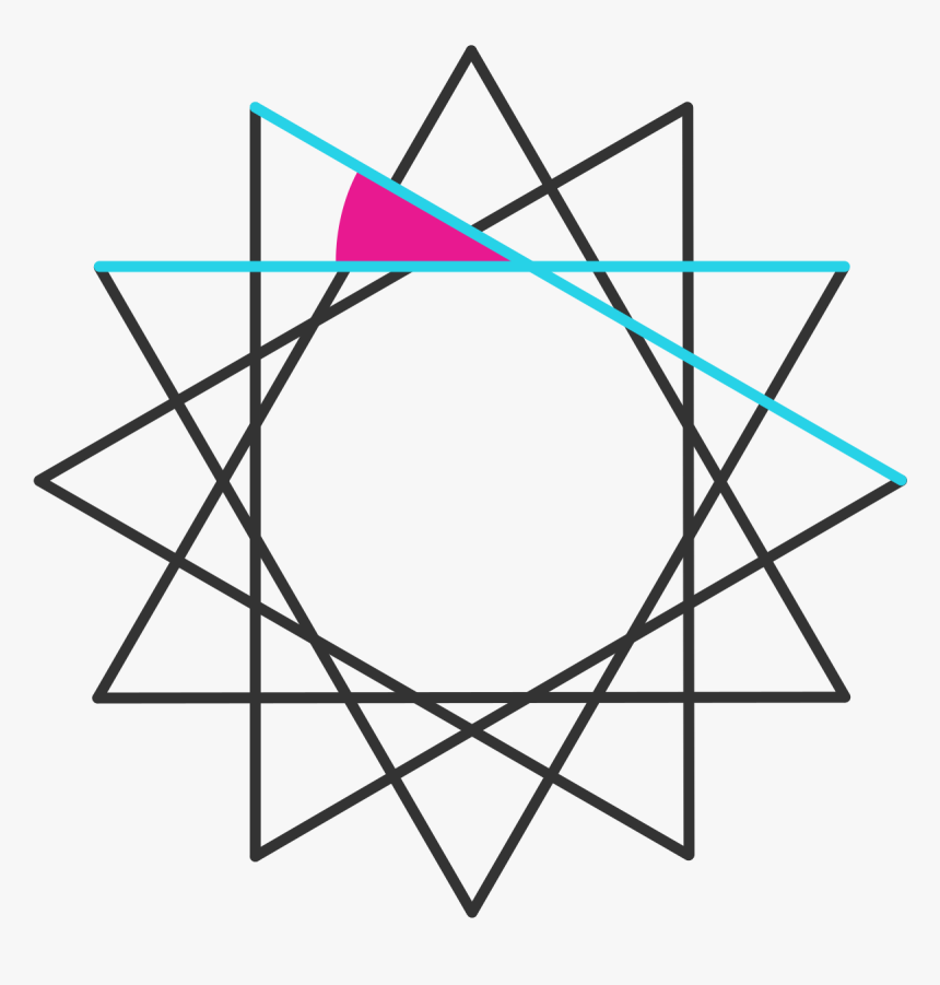 13 5 Star Polygon , Png Download - Emissary Of Light, Transparent Png