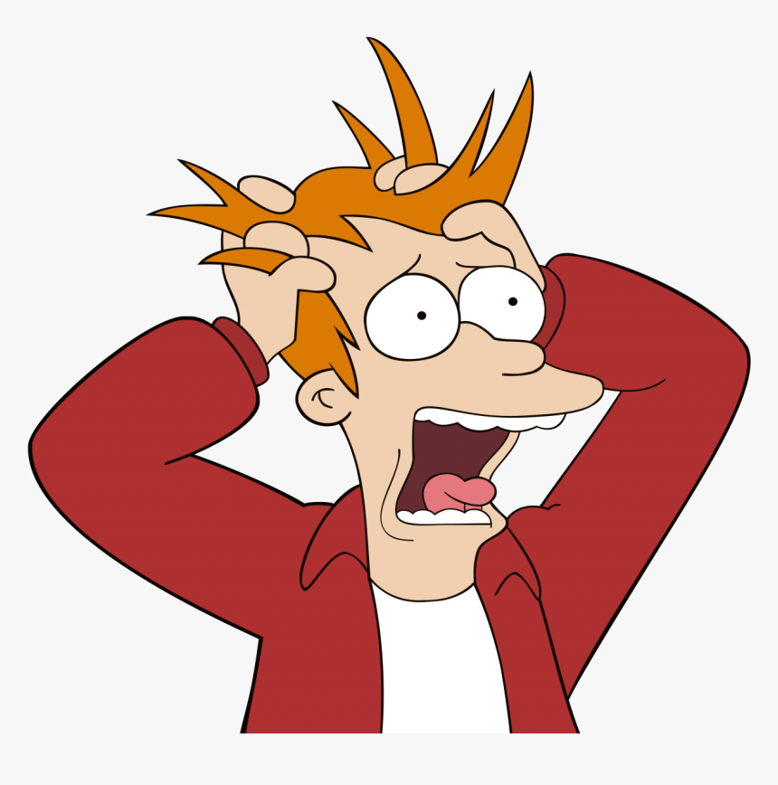Futurama Fry Stress Png Image - Futurama Fry Stress, Transparent Png