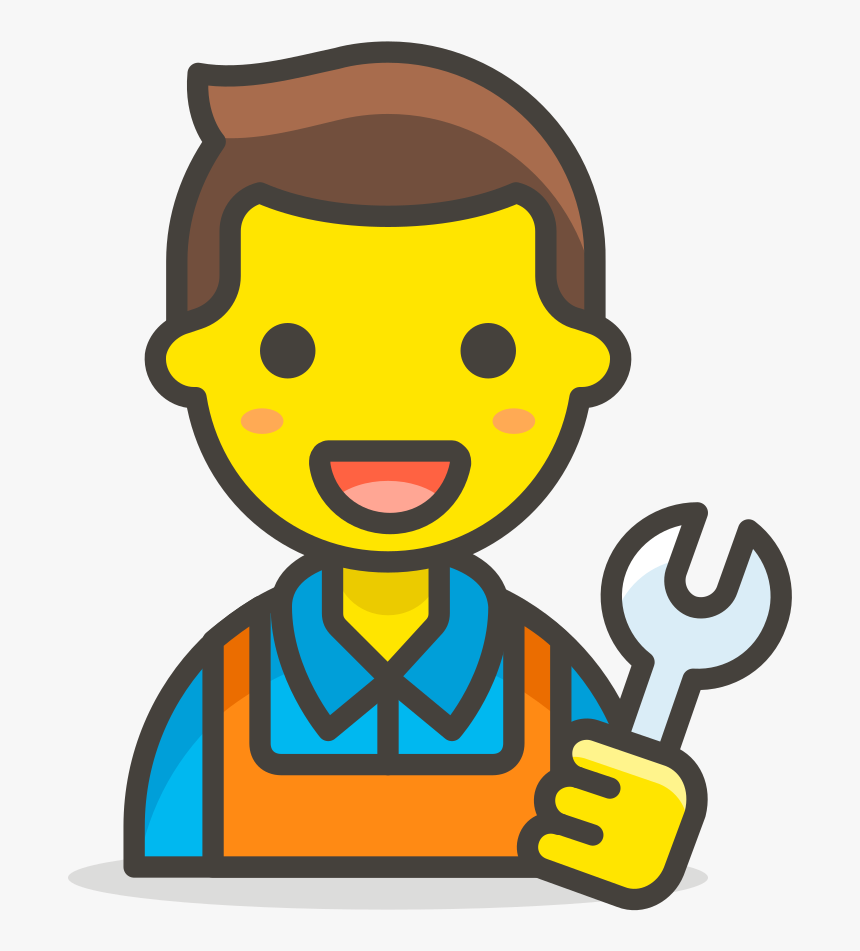 145 Man Mechanic - Icon Office Man Png, Transparent Png