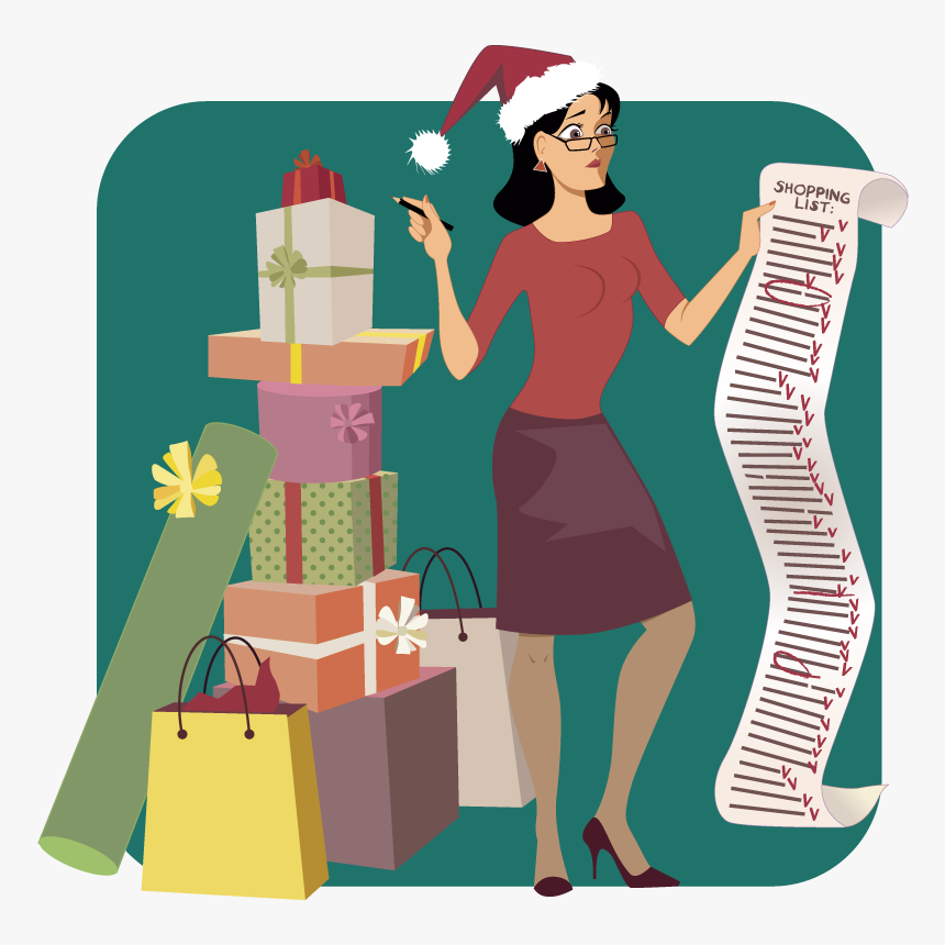 Holiday Shopping Clip Art, HD Png Download