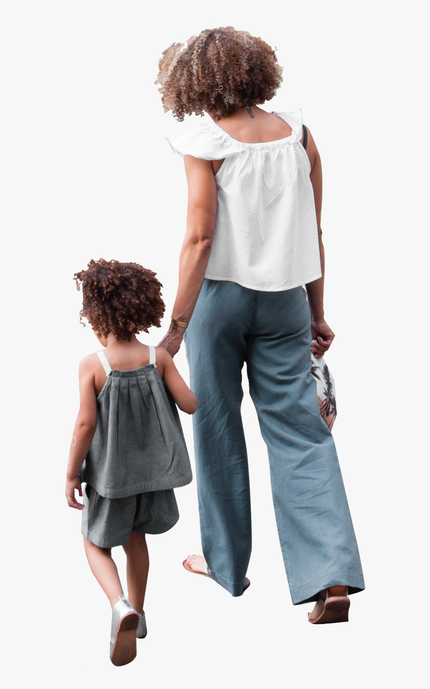 #walk #girls #woman #littlegirl #freetoedit - Mother Child Standing Png, Transparent Png
