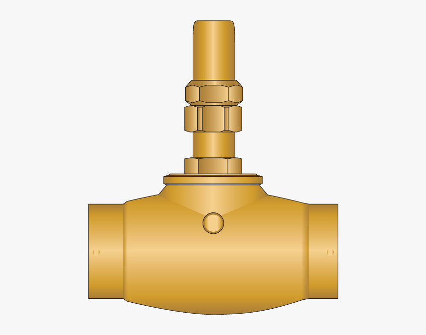 62325 Straight Balancing Valve 1in Female Sweat - Plumbing Valve, HD Png Download