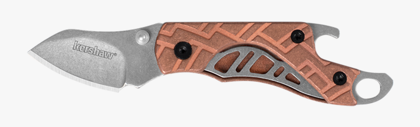 Kershaw Cinder Liner Lock Knife Copper Handle Stonewash - Utility Knife, HD Png Download