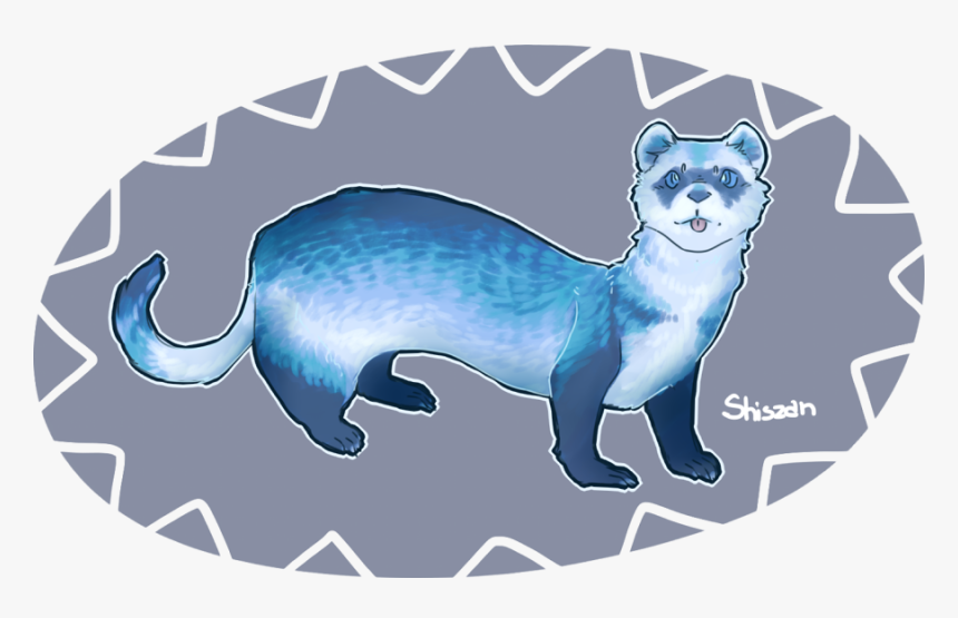 Blue Ferret - Weasel, HD Png Download