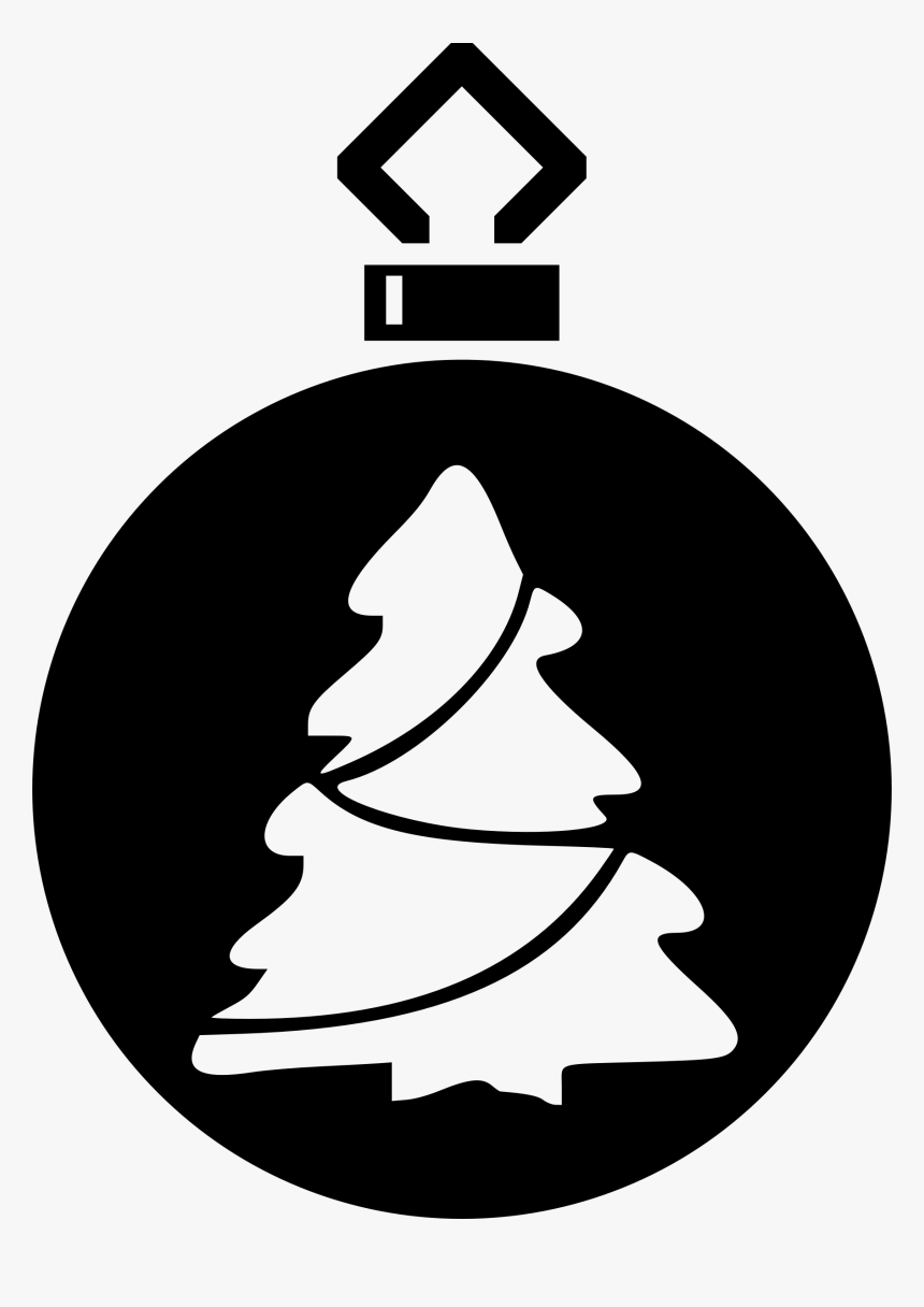 Jack O Lantern Christmas Tree Christmas Ornament Christmas - Simple Christmas Ornaments Silhouette, HD Png Download