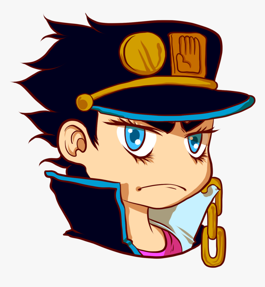 Stardust Crusaders Stickers Sans Joseph Because Chibi - Cartoon, HD Png Download