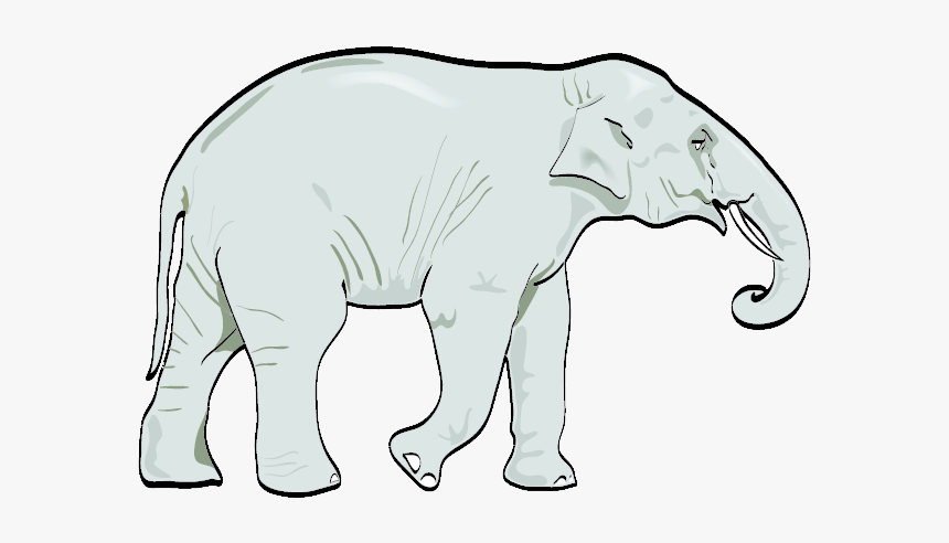 Elephant - Clipart - Indian Elephant, HD Png Download