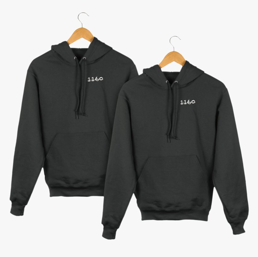 Image Of 1160 Classic Crossed Out Inverted Black Hoodie - Hoodie, HD Png Download