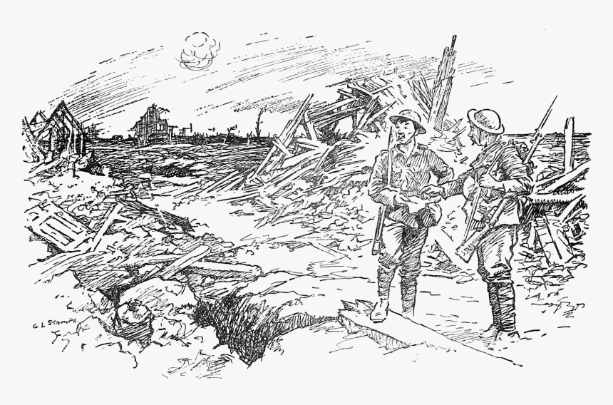 Punch S History Of The Great War P196 - Illustration, HD Png Download
