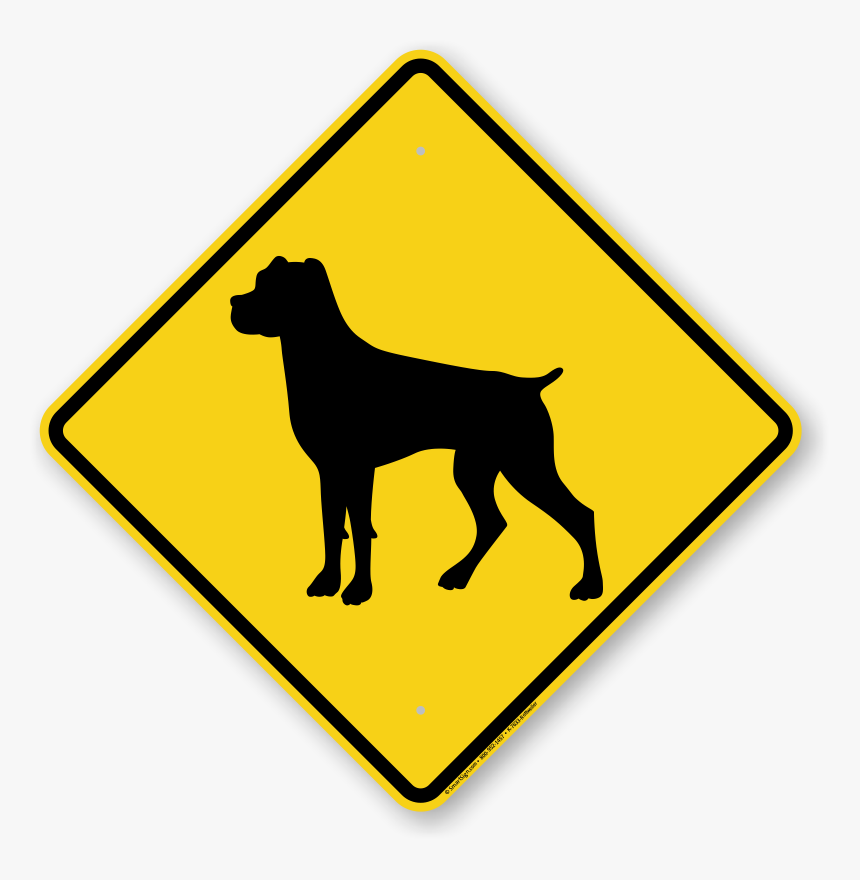 Boxer, Png V - Beware Of The Dog Symbol, Transparent Png