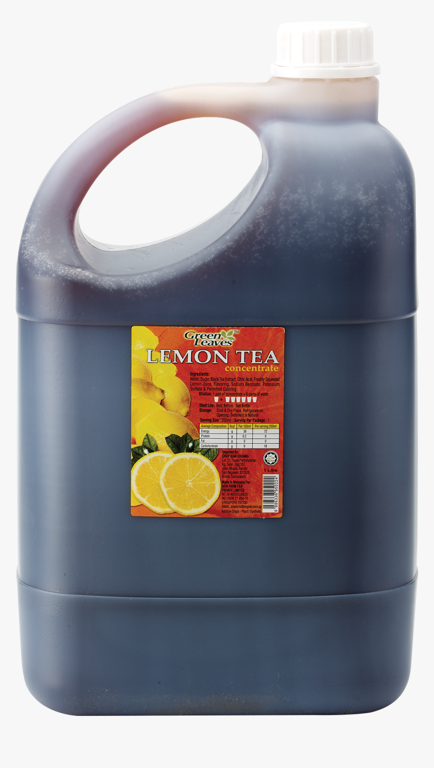Lemon Tea Concentrate - Drink, HD Png Download