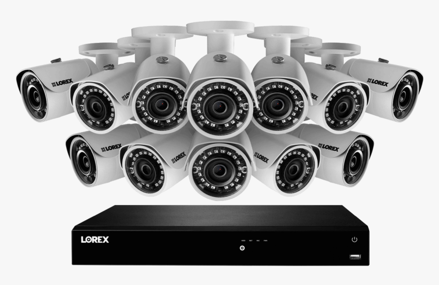 2k Ip Security Camera System With 16 Channel Nvr And - Network Video Recorder, HD Png Download