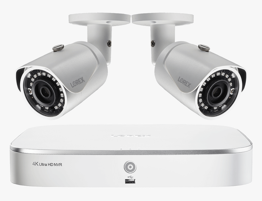 2k Ip Security Camera System With 8-channel Nvr And - Network Video Recorder, HD Png Download